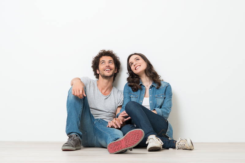 A couple sitting together