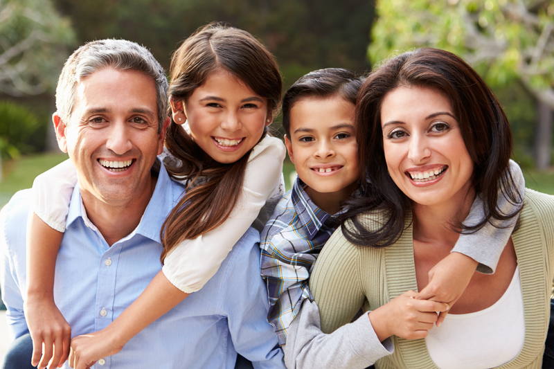 Three generations of a family together
